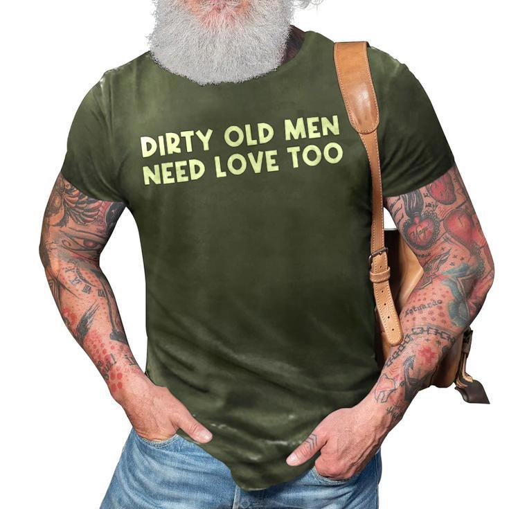 Dirty Old Men 3D Print Casual Tshirt
