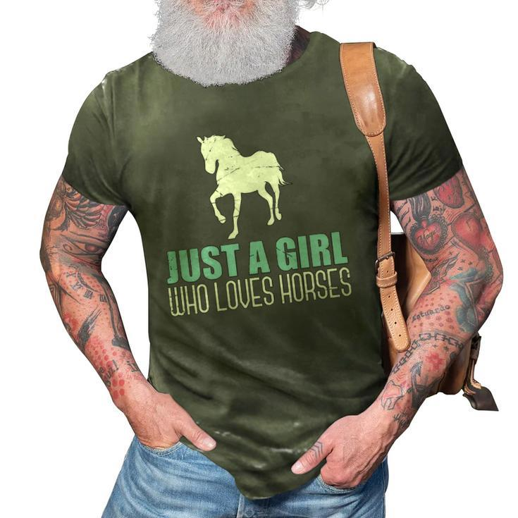 Equestrian Animal Horse Riding Horse Girls Women Gift Horse  3D Print Casual Tshirt