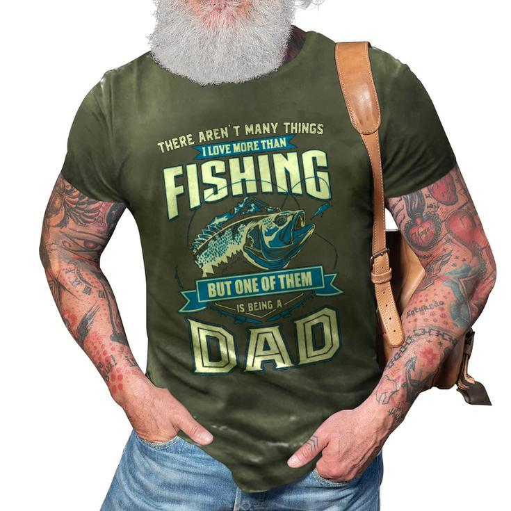 Fishing Dad V2 3D Print Casual Tshirt