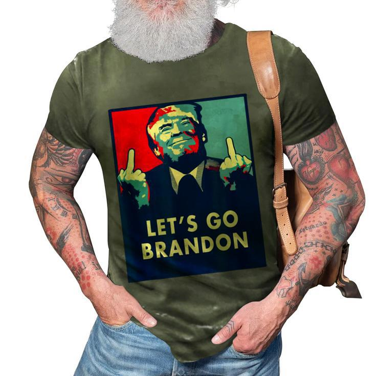 Funny Anti Biden Donald Trump Let’S Go Brandon 3D Print Casual Tshirt