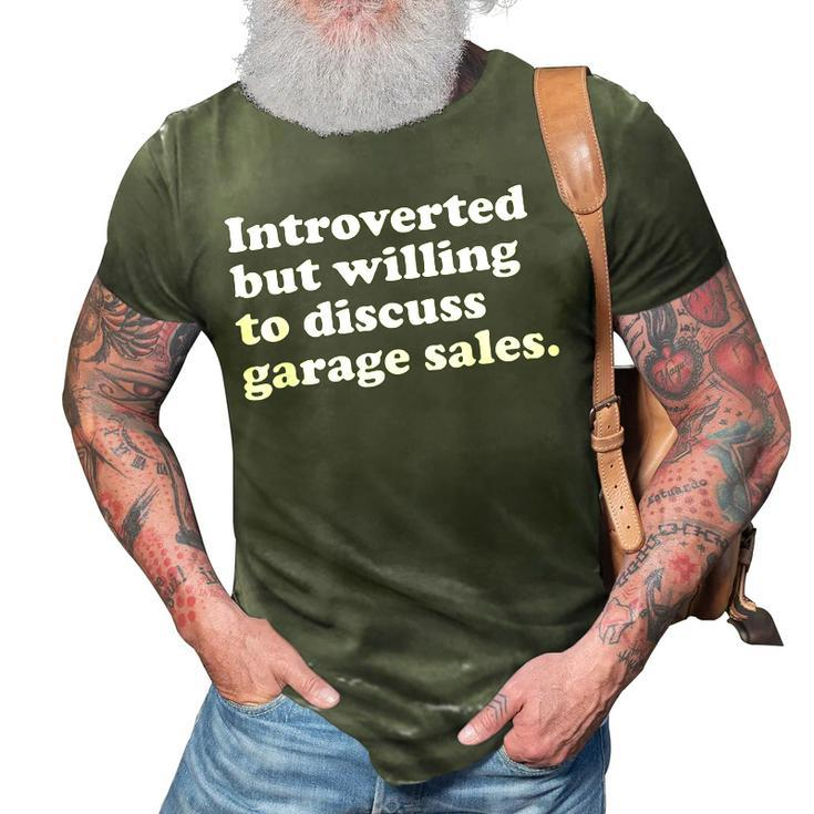 Funny Garage Sale Garage Sales Men Women Or Kids  3D Print Casual Tshirt