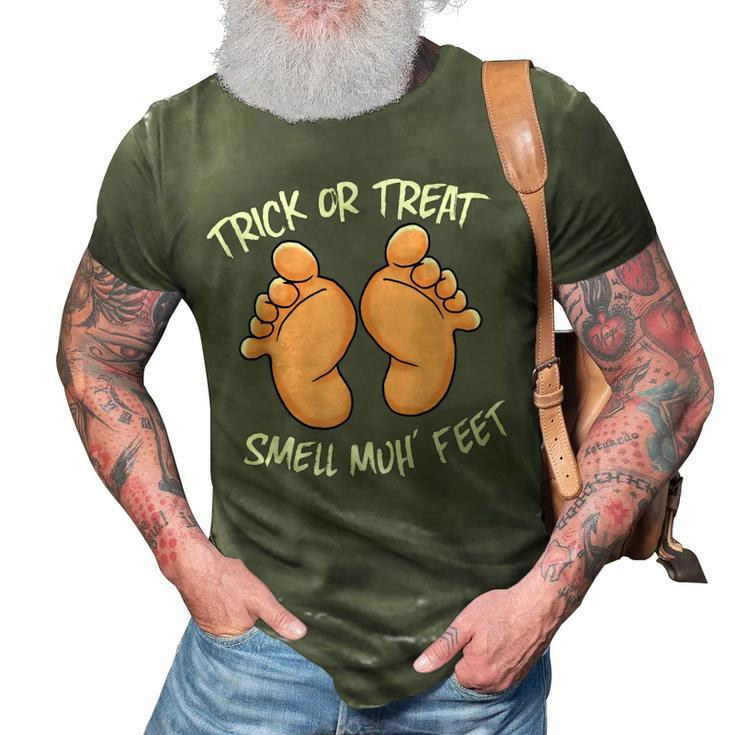 Funny Trick Or Treat Smell My Feet Halloween Gag  3D Print Casual Tshirt