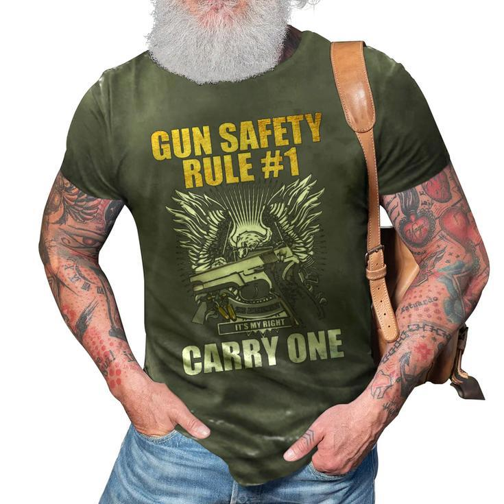 Gun Safety V2 3D Print Casual Tshirt