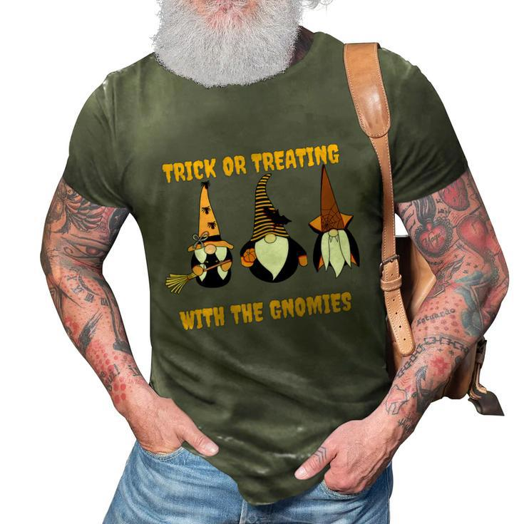 Halloween Gnomes Cute Pumpkin Fall Funny Costume Graphic Design Printed Casual Daily Basic 3D Print Casual Tshirt