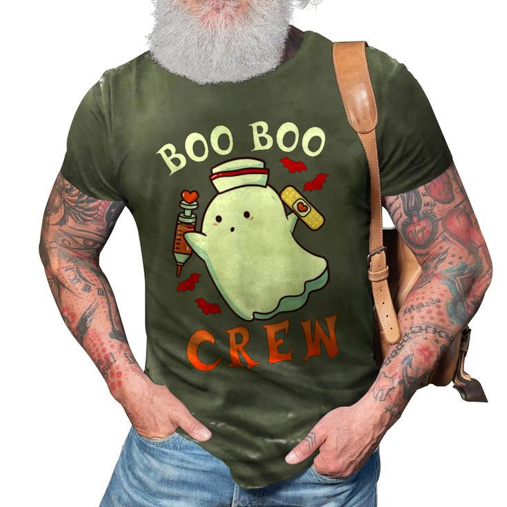 Halloween Nurse Boo Boo Crew  3D Print Casual Tshirt