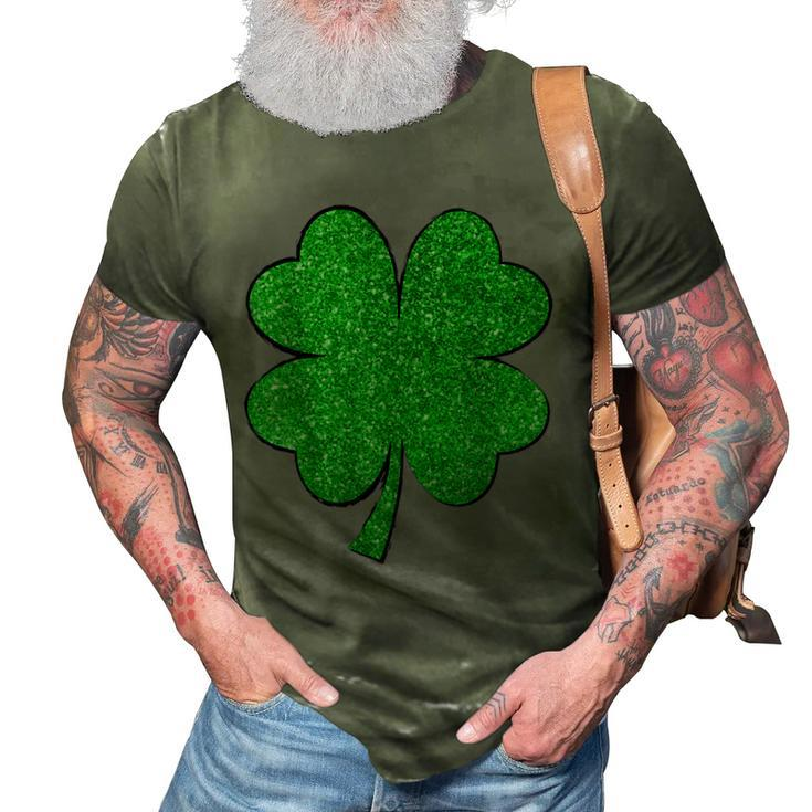 Happy Clover St Patricks Day Irish Shamrock St Pattys Day  3D Print Casual Tshirt
