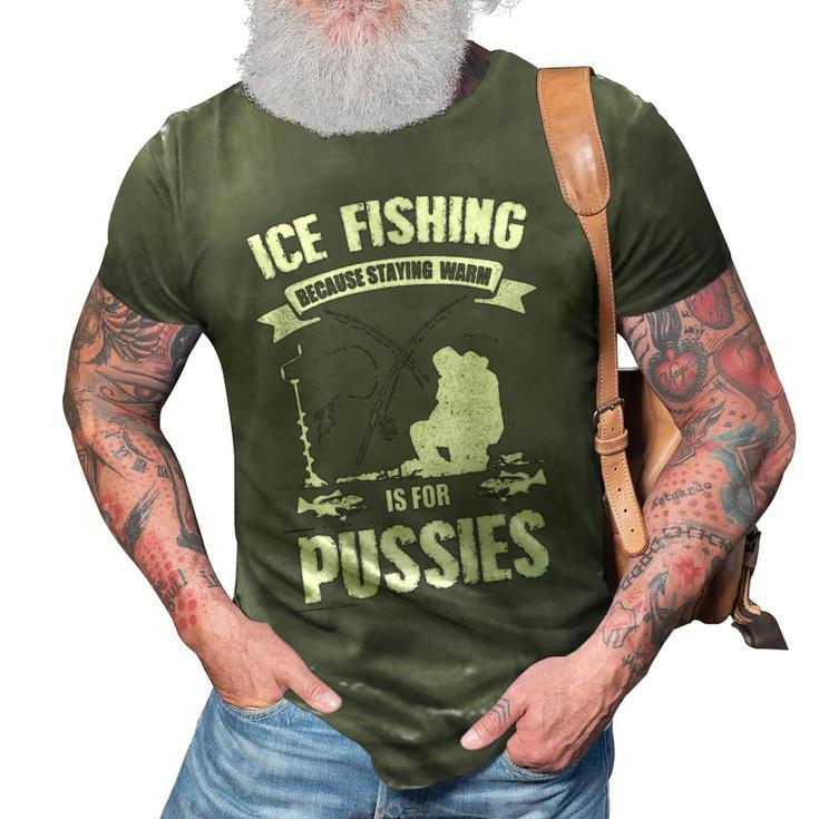 Ice Fishing V2 3D Print Casual Tshirt