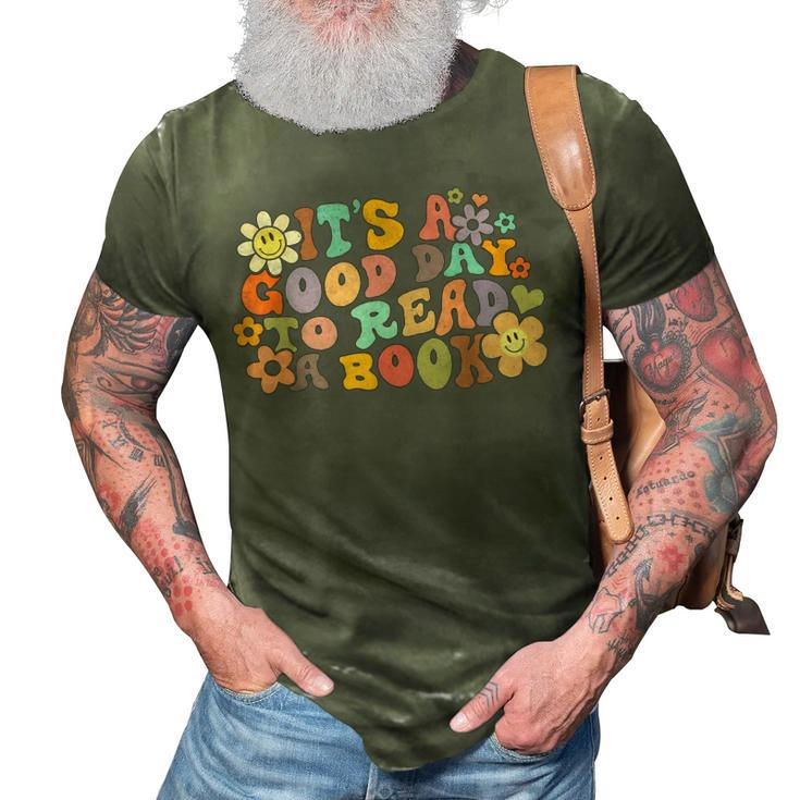 Its Good Day To Read Book Funny Library Reading Lovers   3D Print Casual Tshirt