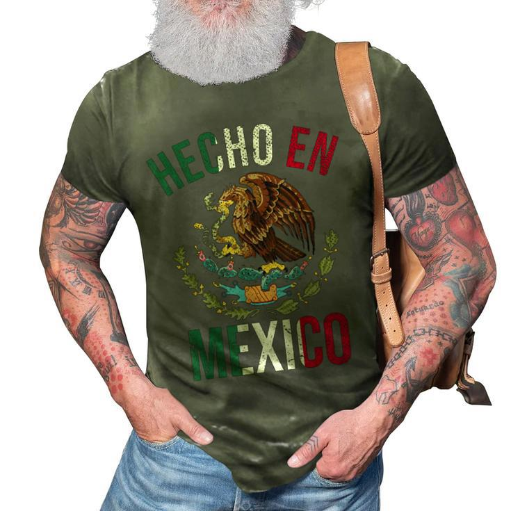 Mexico Eagle Hispanic Heritage Mexican Pride Mexico  3D Print Casual Tshirt