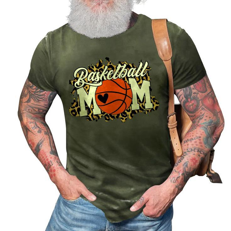 Mothers Day Gift Basketball Mom  Mom Game Day Outfit  3D Print Casual Tshirt