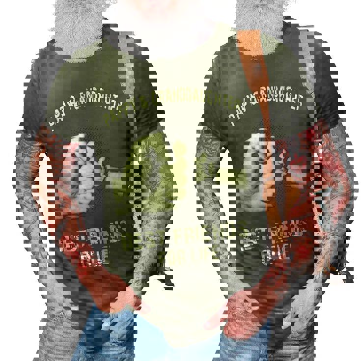 Pappy & Granddaughter - Best Friends 3D Print Casual Tshirt