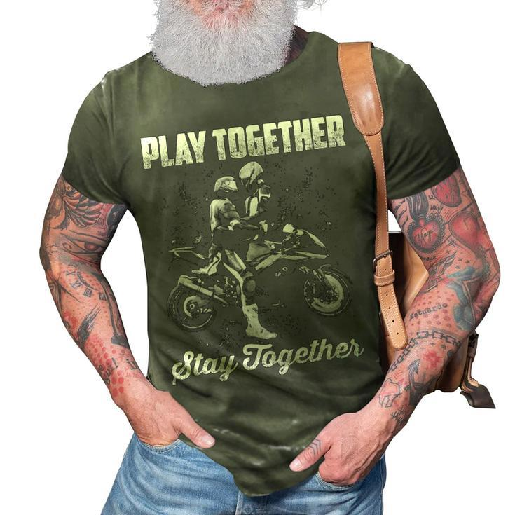 Play Together - Stay Together 3D Print Casual Tshirt