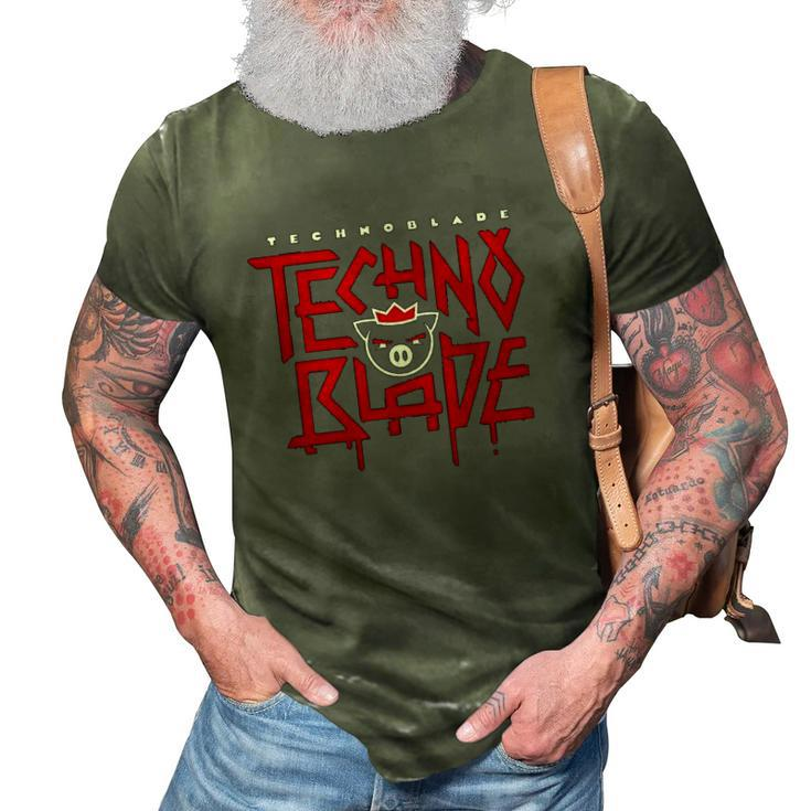 Rip Technoblade  Technoblade Never Dies  Technoblade Memorial Gift 3D Print Casual Tshirt