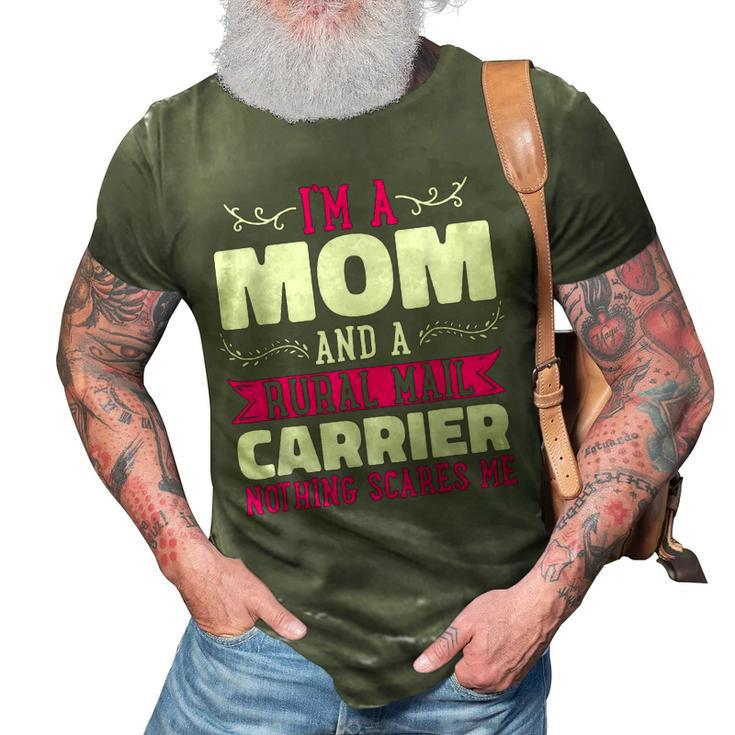 Rural Carriers Mom Mail Postal Worker Postman Mothers Day  3D Print Casual Tshirt