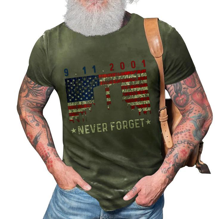 September 11Th 9 11 Never Forget 9 11 Tshirt9 11 Never Forget Shirt Patriot Day 3D Print Casual Tshirt