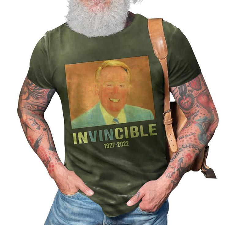 Thank You Legend Vin Scully Invincible 1927 2022  3D Print Casual Tshirt