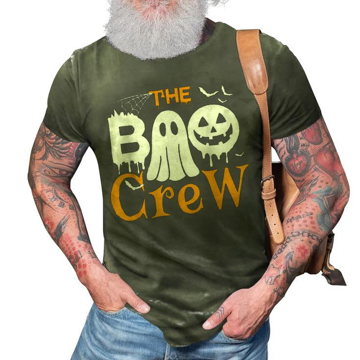 The Boo Crew  - Scary Cute Ghost Pumpkin Halloween  3D Print Casual Tshirt