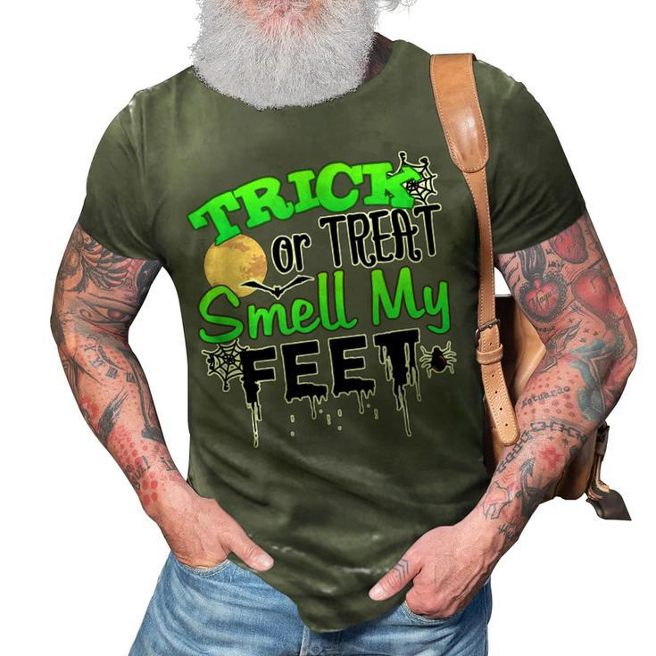 Trick Or Treat Smell My Feet  Kids Halloween Costume 3D Print Casual Tshirt