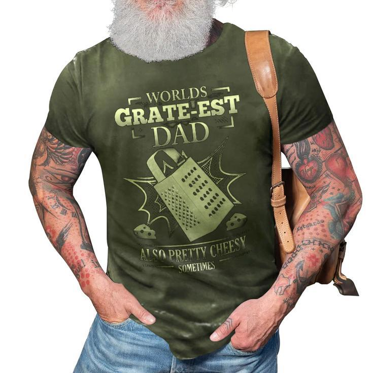Worlds Grate-Est Dad 3D Print Casual Tshirt