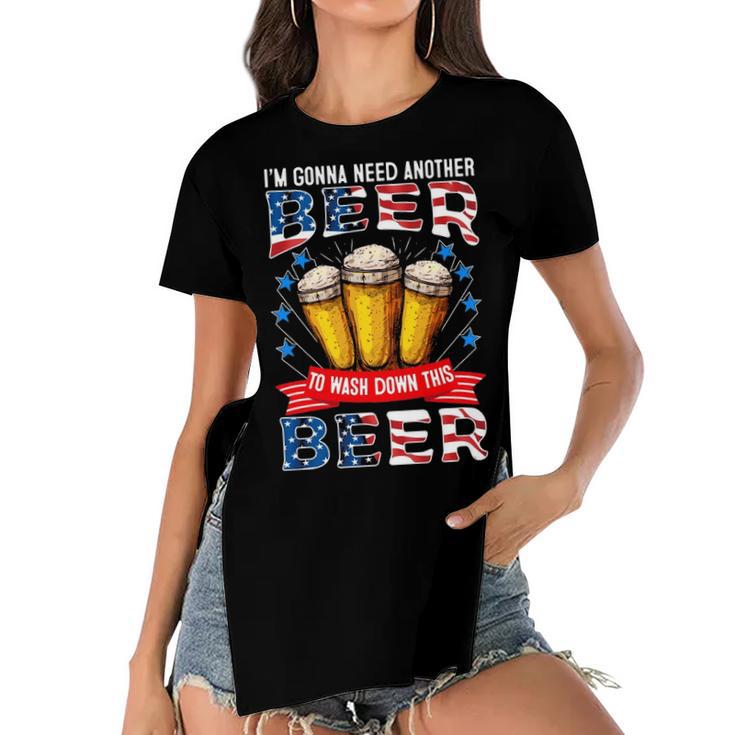 Gonna Need Another Beer V2 Women's Short Sleeves T-shirt With Hem Split