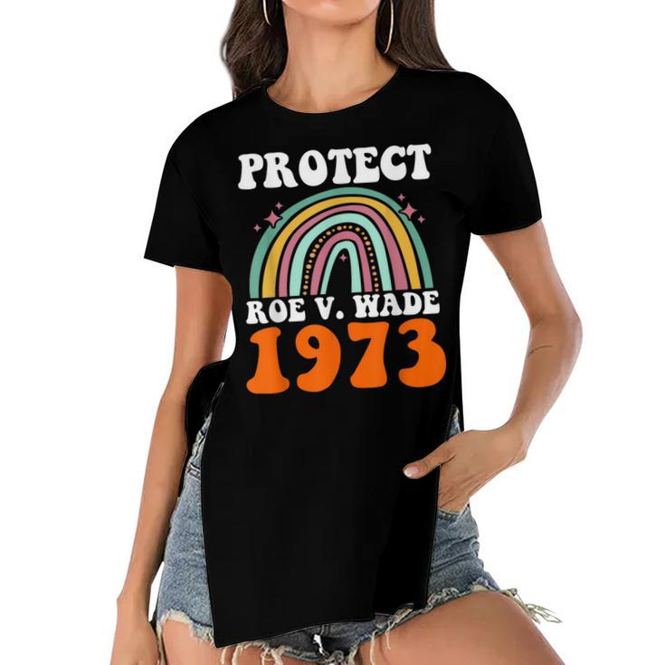 Protect Roe V Wade 1973 Abortion Is Healthcare  V2 Women's Short Sleeves T-shirt With Hem Split