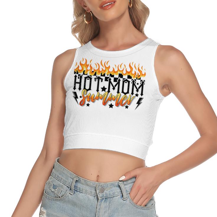 Women's Sleeveless Bow Backless Hollow Crop Top