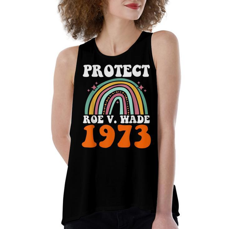 Protect Roe V Wade 1973 Abortion Is Healthcare  V2 Women's Loose Fit Open Back Split Tank Top