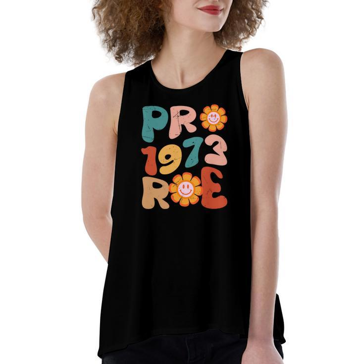 Reproductive Rights Pro Choice Pro 1973 Roe Women's Loose Fit Open Back Split Tank Top