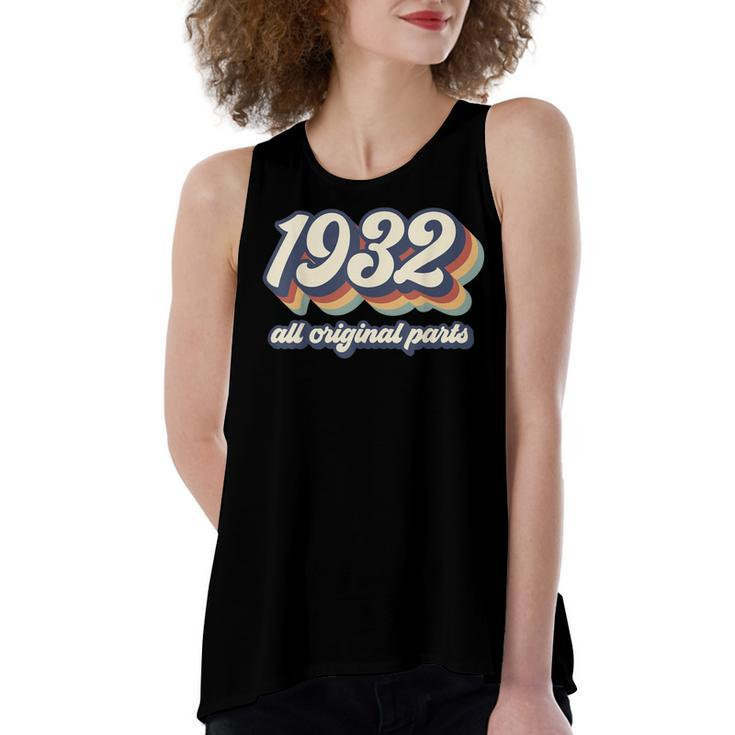 Sassy Since 1932 Fabulous 90Th Birthday Gifts Ideas For Her  V2 Women's Loose Fit Open Back Split Tank Top