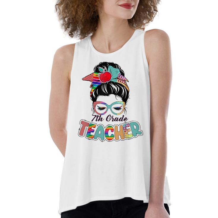 Women's Loose Fit Open Back Split Tank Top