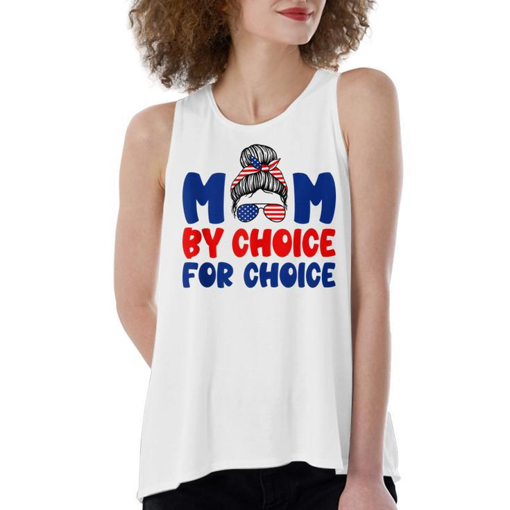 Mother By Choice For Choice Pro Choice Feminist Women Rights  Women's Loose Fit Open Back Split Tank Top