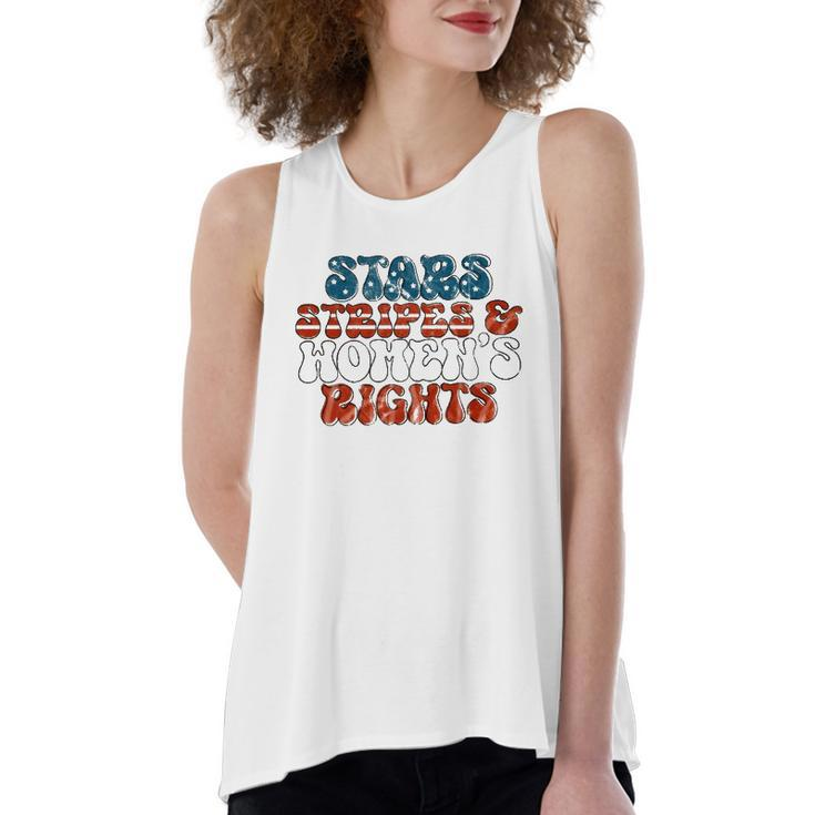 Stars Stripes Women&8217S Rights Patriotic 4Th Of July Pro Choice 1973 Protect Roe Women's Loose Tank Top