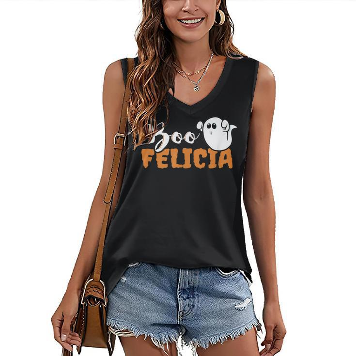 Boo Felicia- Halloween Trick Or Treat Women's Vneck Tank Top