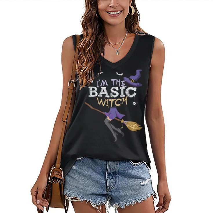 Halloween Im The Basic Witch Matching Group Women's Vneck Tank Top
