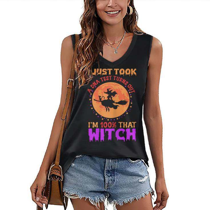 Womens I Just Took A Dna Test Turns Out Im 100 Percent That Witch Women's Vneck Tank Top