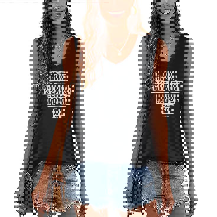 Lovely Funny Cool Sarcastic Im Not A Regular Aunt Im A Women's V-neck Casual Sleeveless Tank Top Lovely Funny Cool Sarcastic Im Not A Regular Aunt Im A Women's V-neck Casual Sleeveless Tank Top