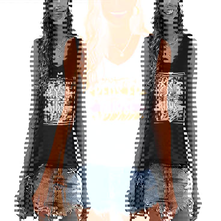 Pediatric Emergency Nurse Proud Pediatric Er Nurse Women's V-neck Casual Sleeveless Tank Top