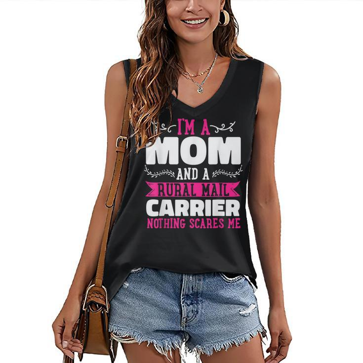 Rural Carriers Mom Mail Postal Worker Postman Mothers Day  Women's V-neck Casual Sleeveless Tank Top