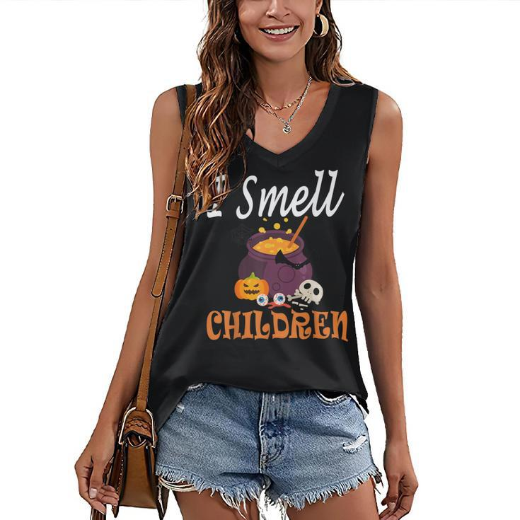 I Smell Children For And Scary Halloween V2 Women's Vneck Tank Top