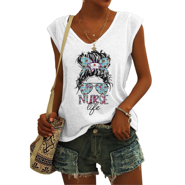 Women's V-neck Casual Sleeveless Tank Top