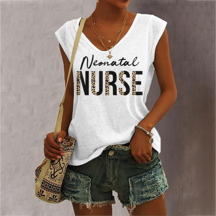 Nicu Nurse Neonatal Labor Intensive Care Unit Nurse Women's Vneck Tank Top