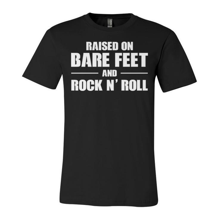 Bare Feet & Rock N Roll Unisex Jersey Short Sleeve Crewneck Tshirt
