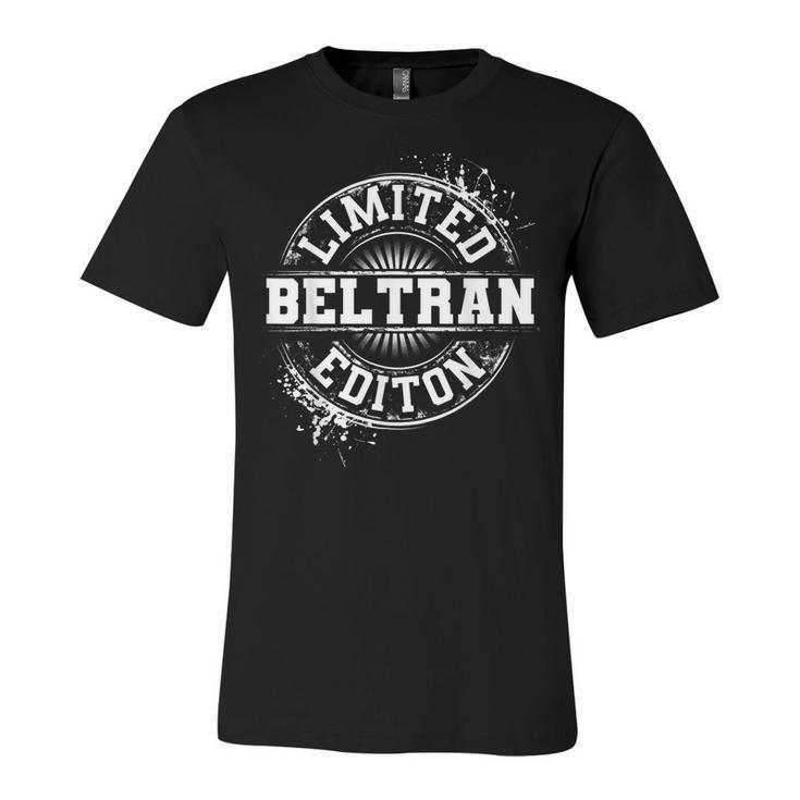 Beltran Funny Surname Family Tree Birthday Reunion Gift Idea  Unisex Jersey Short Sleeve Crewneck Tshirt