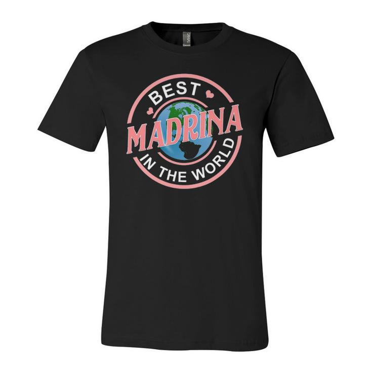 Best Madrina In The World Spanish Godmother Jersey T-Shirt