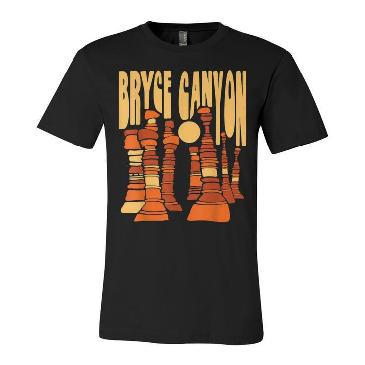 Bryce Canyon National Park Vintage Hoo Doo Retro Graphic  Unisex Jersey Short Sleeve Crewneck Tshirt