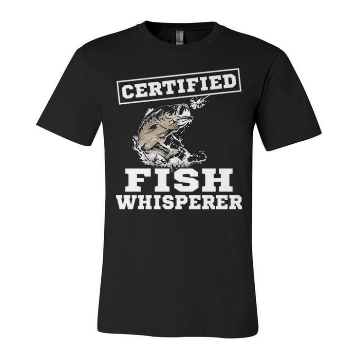 Certified Fish Whisperer V2 Unisex Jersey Short Sleeve Crewneck Tshirt