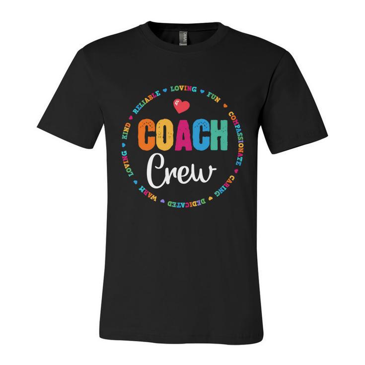 Coach Crew Instructional Coach Reading Career Literacy Pe Gift V2 Unisex Jersey Short Sleeve Crewneck Tshirt