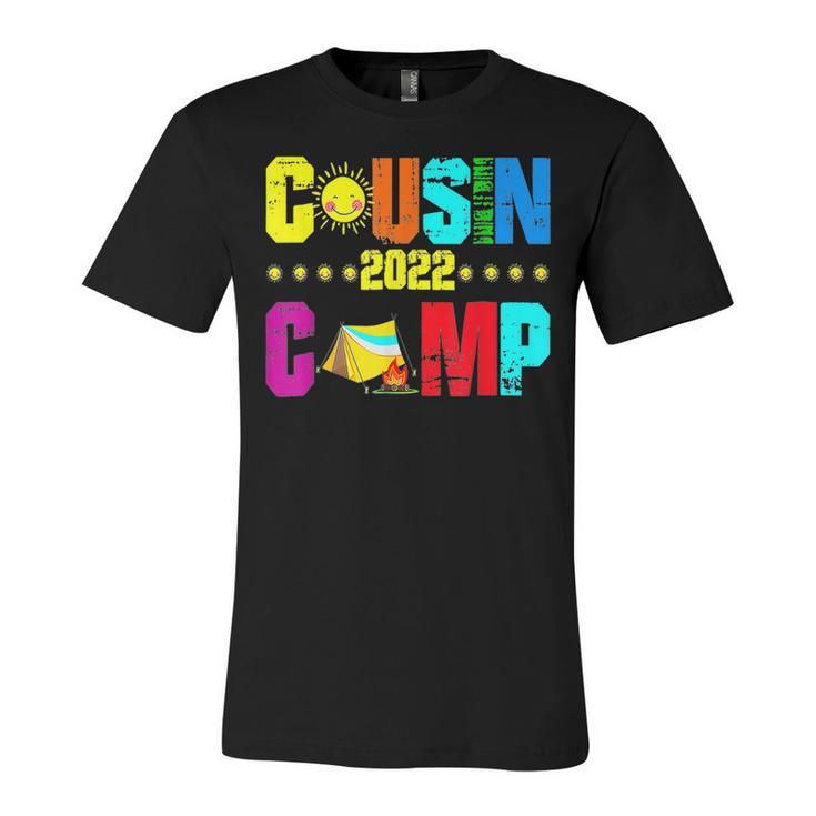 Cousin Camp  2022 Family Camping Summer Vacation Crew  V2 Unisex Jersey Short Sleeve Crewneck Tshirt