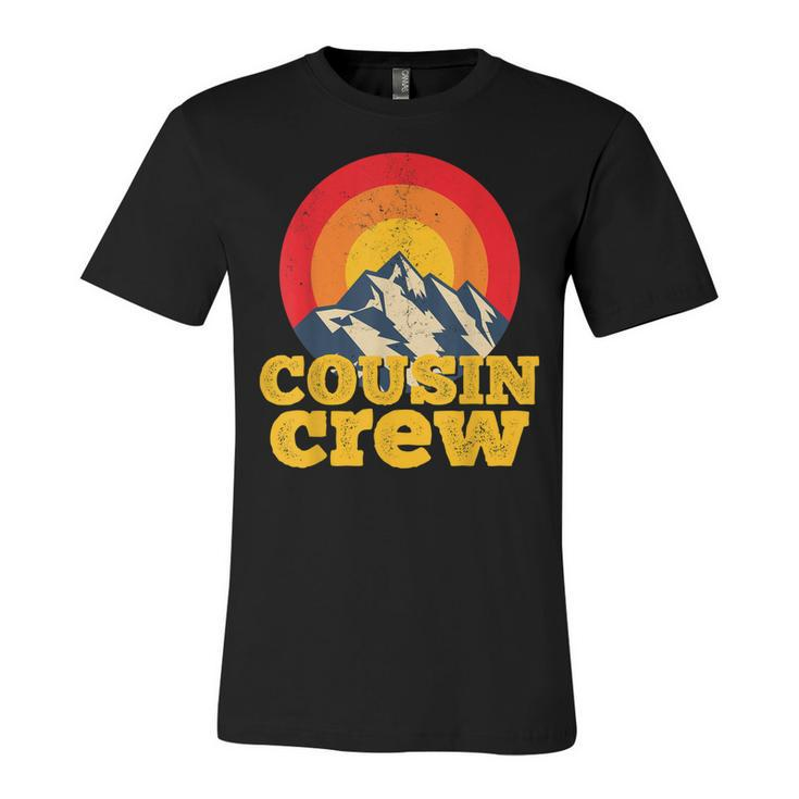 Cousin Crew Kids Matching  Camping Group Cousin Squad  Unisex Jersey Short Sleeve Crewneck Tshirt
