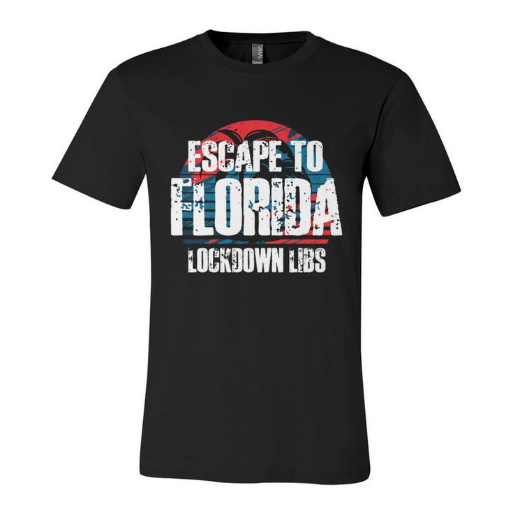 Desantis Escape To Florida Gift V2 Unisex Jersey Short Sleeve Crewneck Tshirt